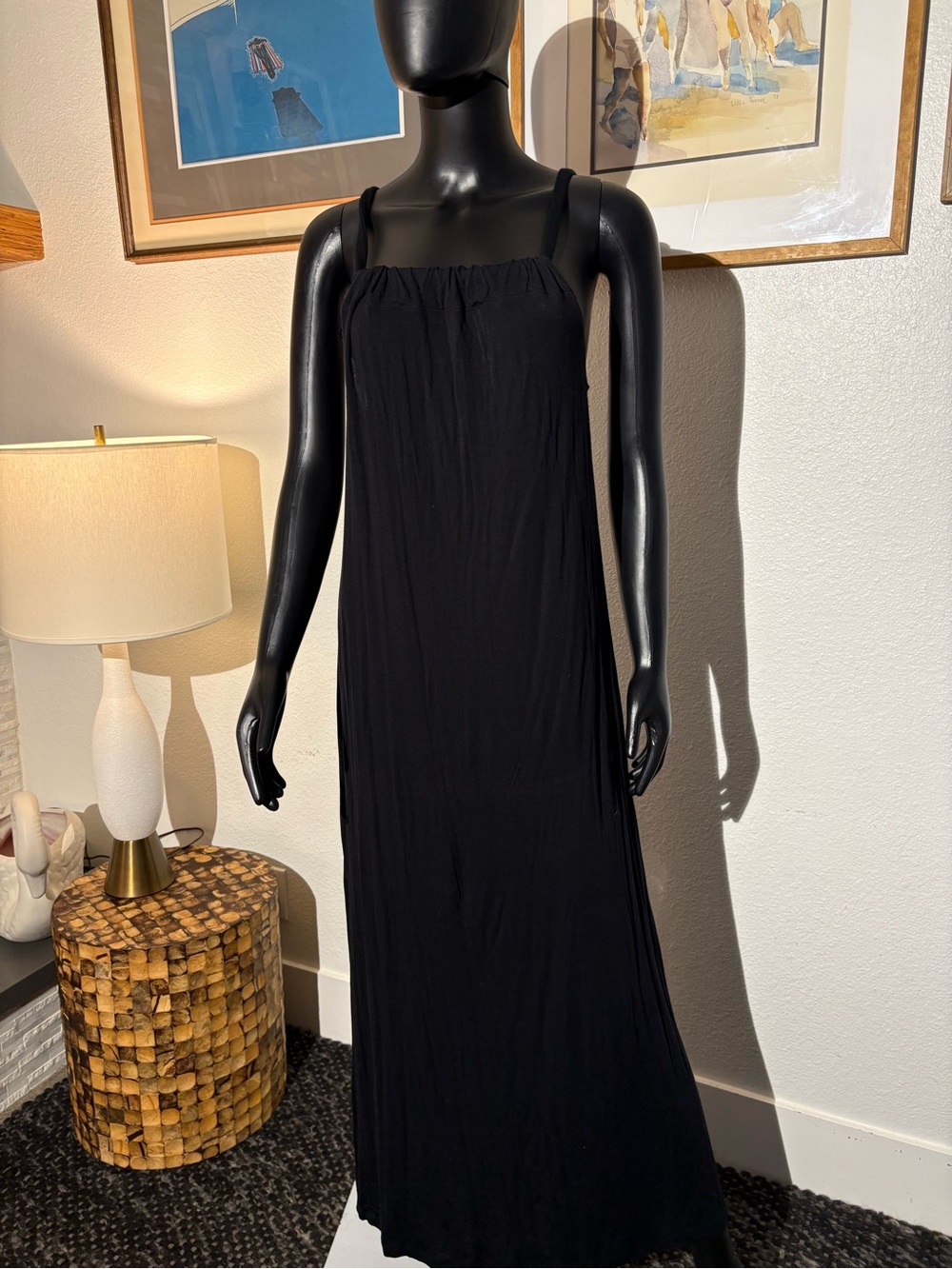 Cabi Bow Halter Maxi Dress